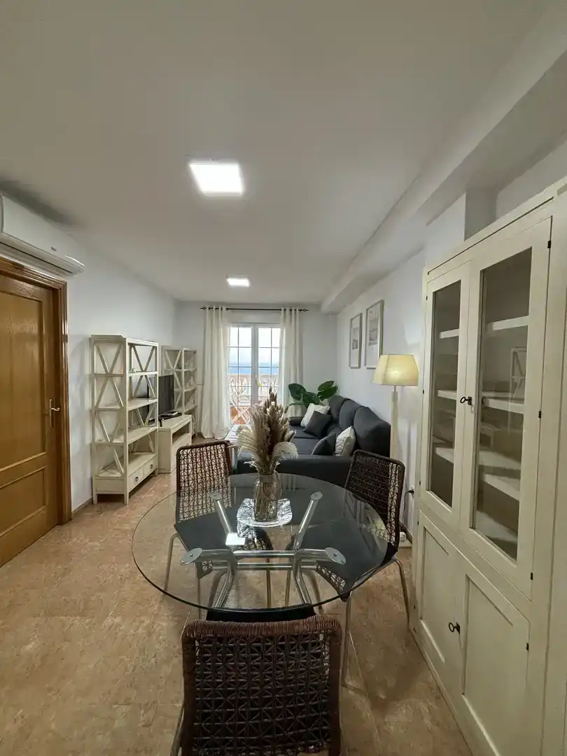 Sala d'estar de Pis en venda en Roquetas de Mar amb Aire condicionat, Piscina i Balcó