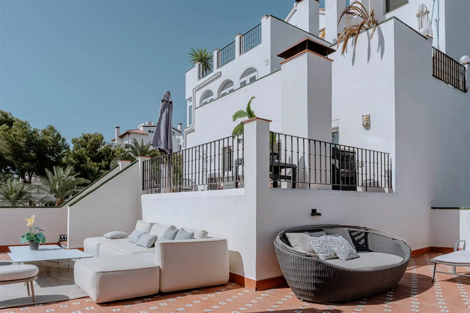 Terrassa de Apartament en venda en Estepona