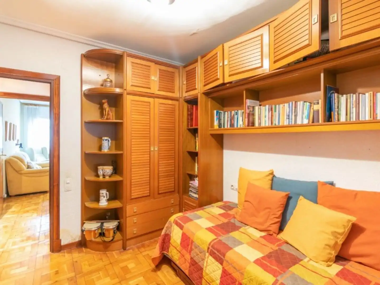 Bedroom of Flat for sale in  Pamplona / Iruña  with Heating and Storage room