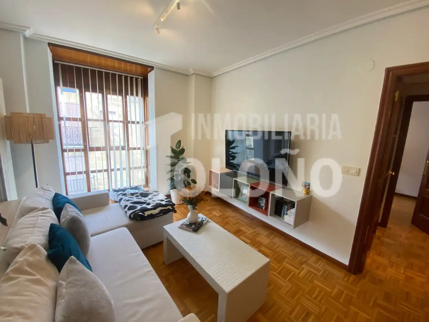 Sala de estar de Piso en venta en Labastida / Bastida con Calefacción y Amueblado