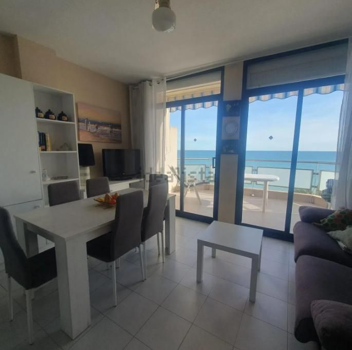 Living room of Flat for sale in Peñíscola / Peníscola  with Terrace, Swimming Pool and Furnished