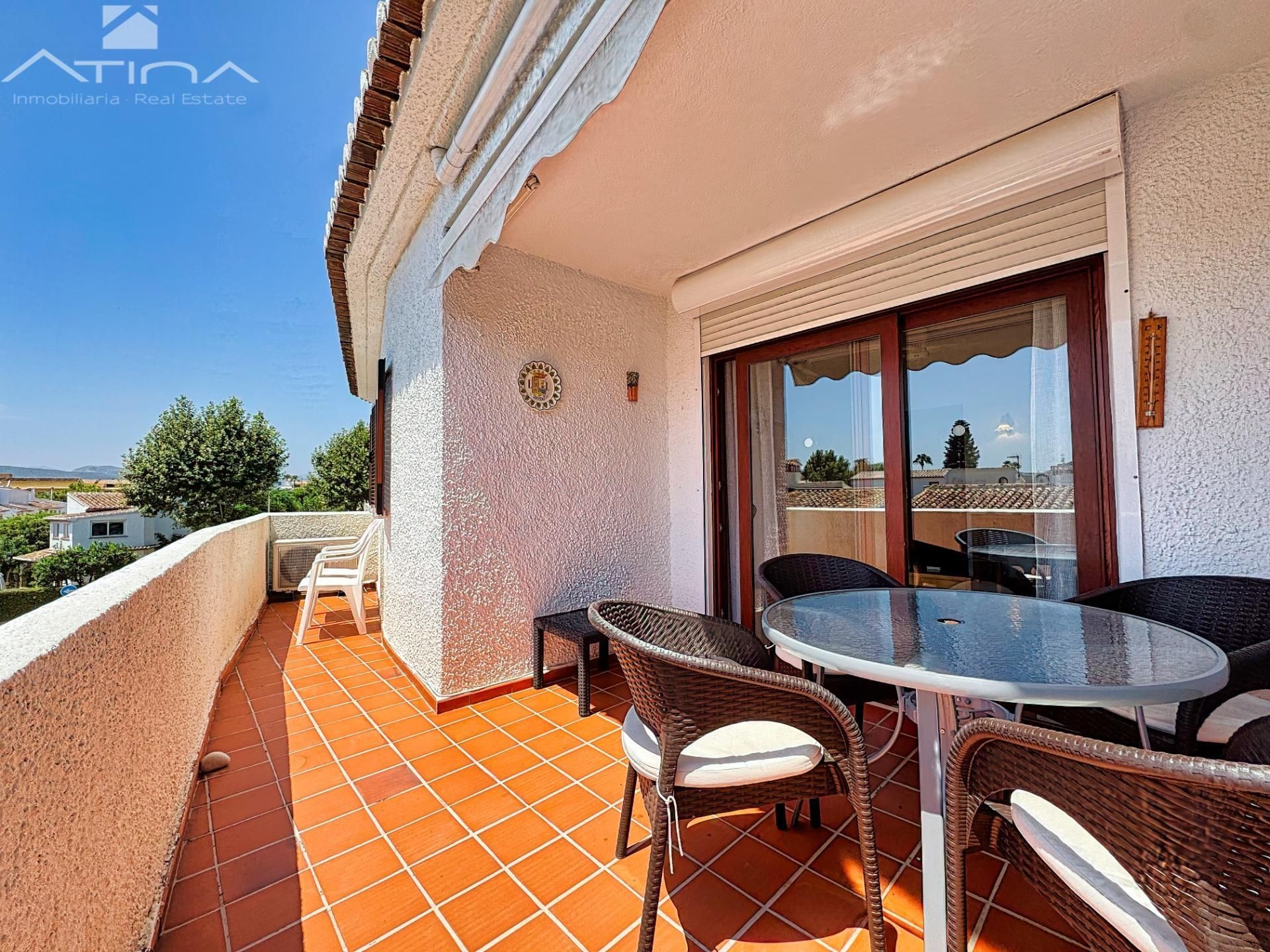 Terrace of Attic for sale in Jávea / Xàbia  with Air Conditioner, Heating and Private garden