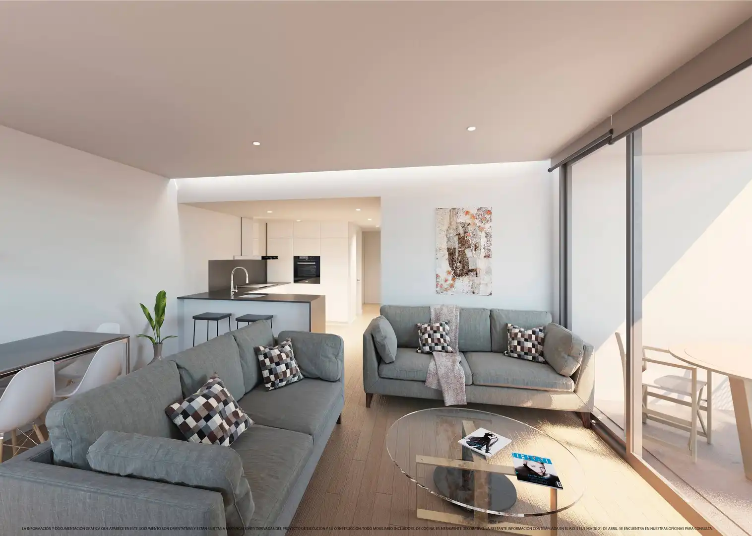 Sala de estar de Apartamento en venta en  Palma de Mallorca
