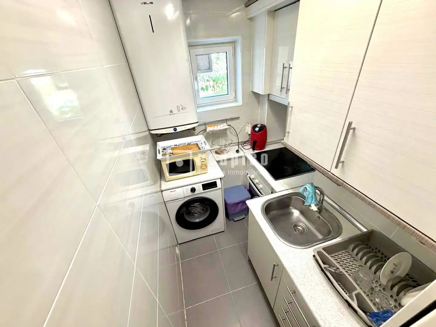 Cocina de Piso de alquiler en Madrid con Calefacción, Parquet y Terraza