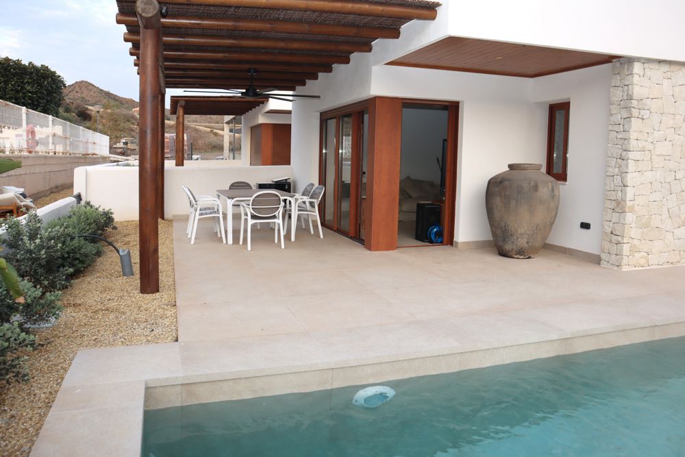 Terrace of House or chalet for sale in Cuevas del Almanzora  with Private garden, Terrace and Swimming Pool