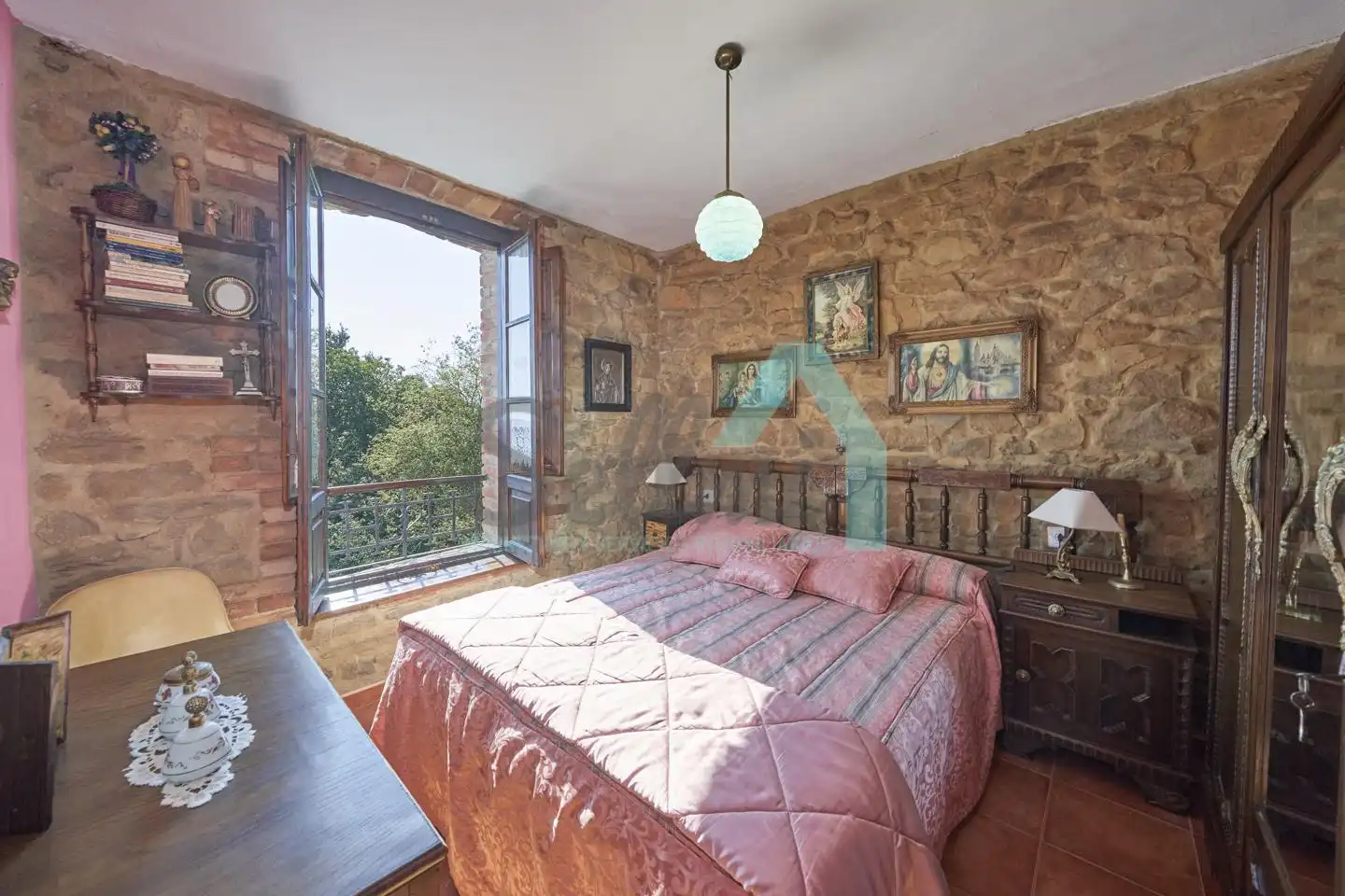 Bedroom of Houses for sale in Langreo  with Private garden and Balcony