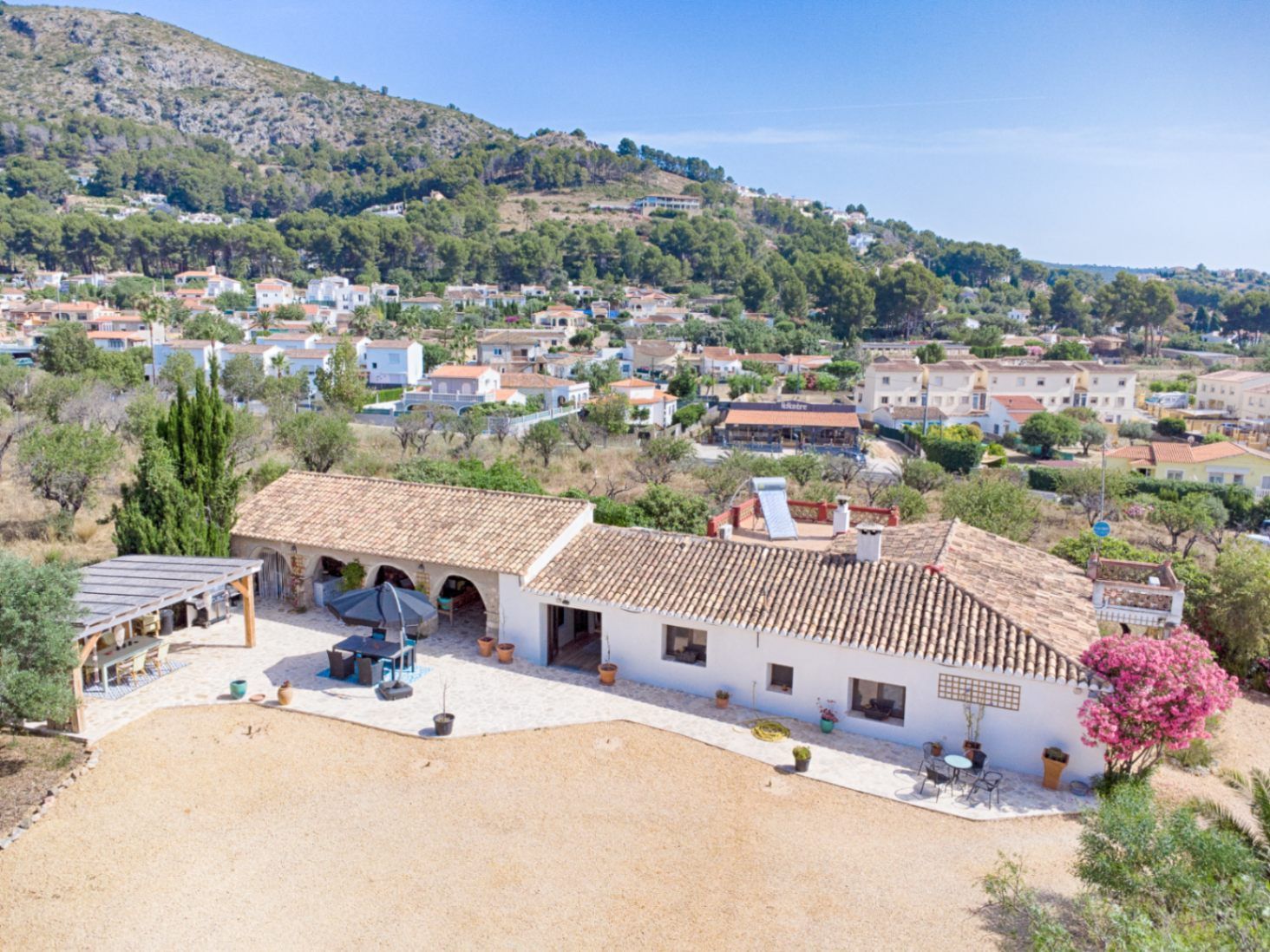 Exterior view of Country house for sale in Alcalalí  with Private garden and Terrace