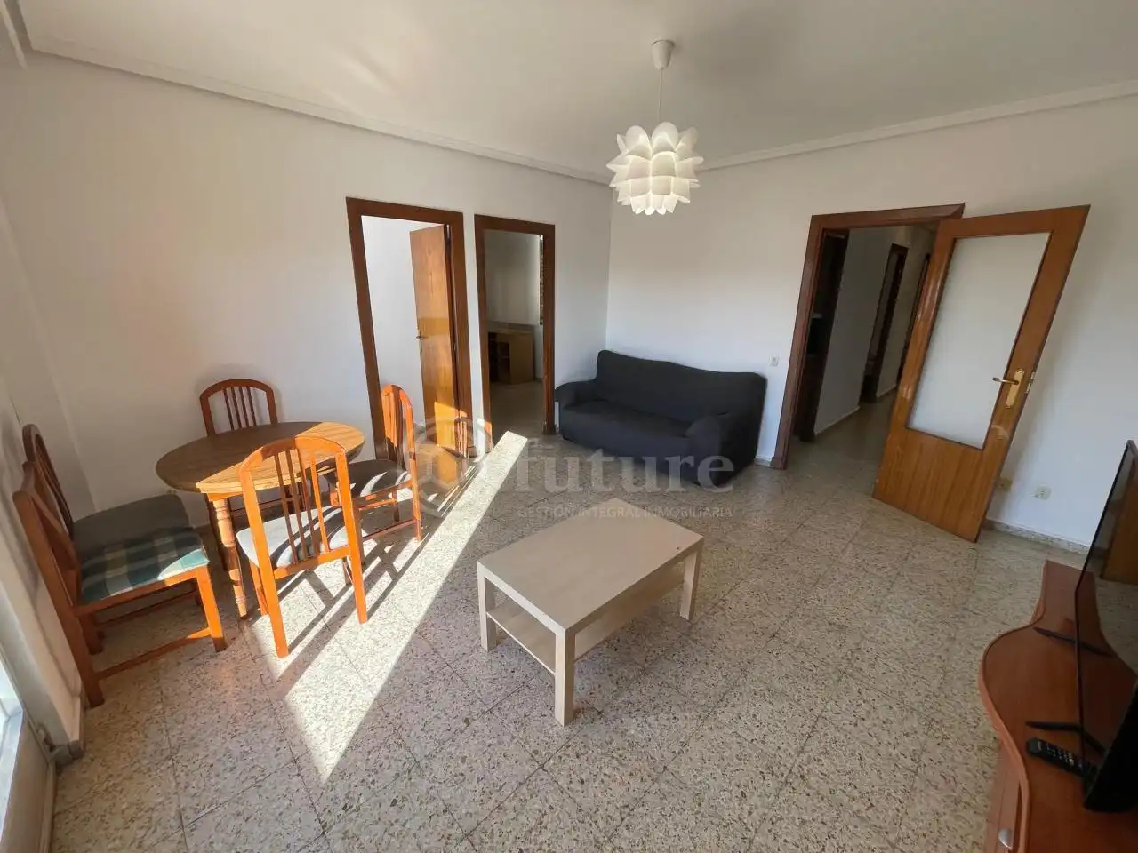 Living room of Flat for rent in Salamanca  with Heating, Furnished and Balcony