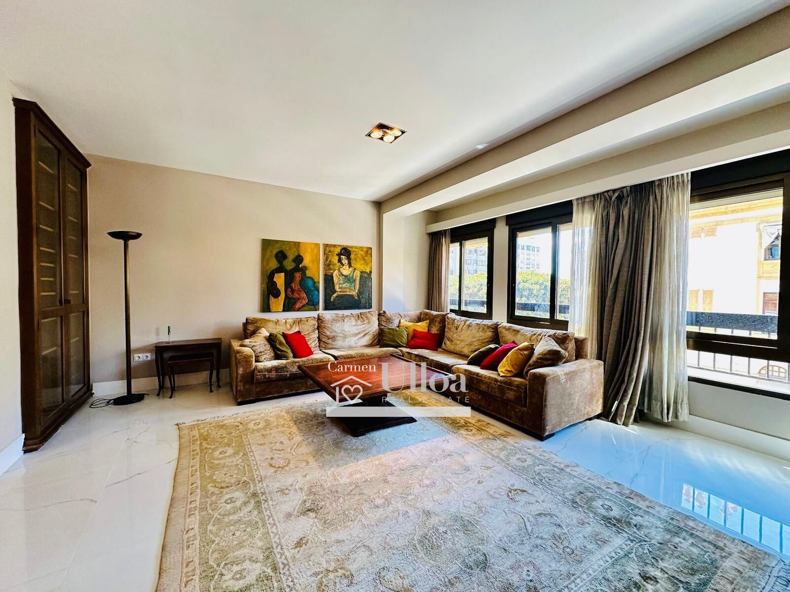 Living room of Apartment to rent in Alicante / Alacant  with Air Conditioner