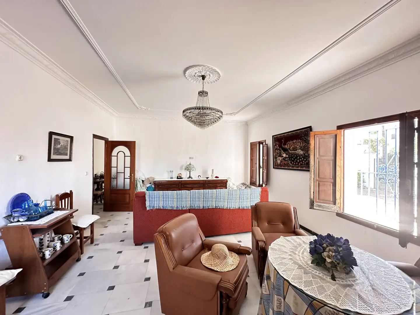 Sala de estar de Casa o chalet en venta en Lebrija con Terraza