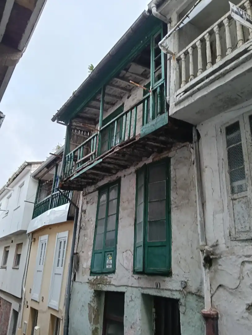 Vista exterior de Casa adosada en venta en Betanzos con Balcón