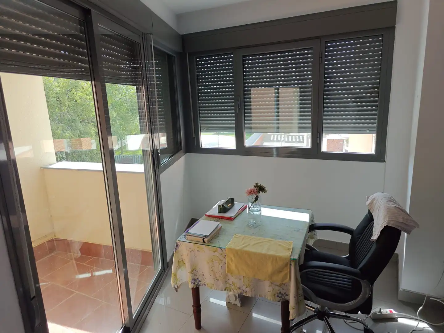 Balcony of Flat for rent in Zafra  with Air Conditioner, Heating and Storage room