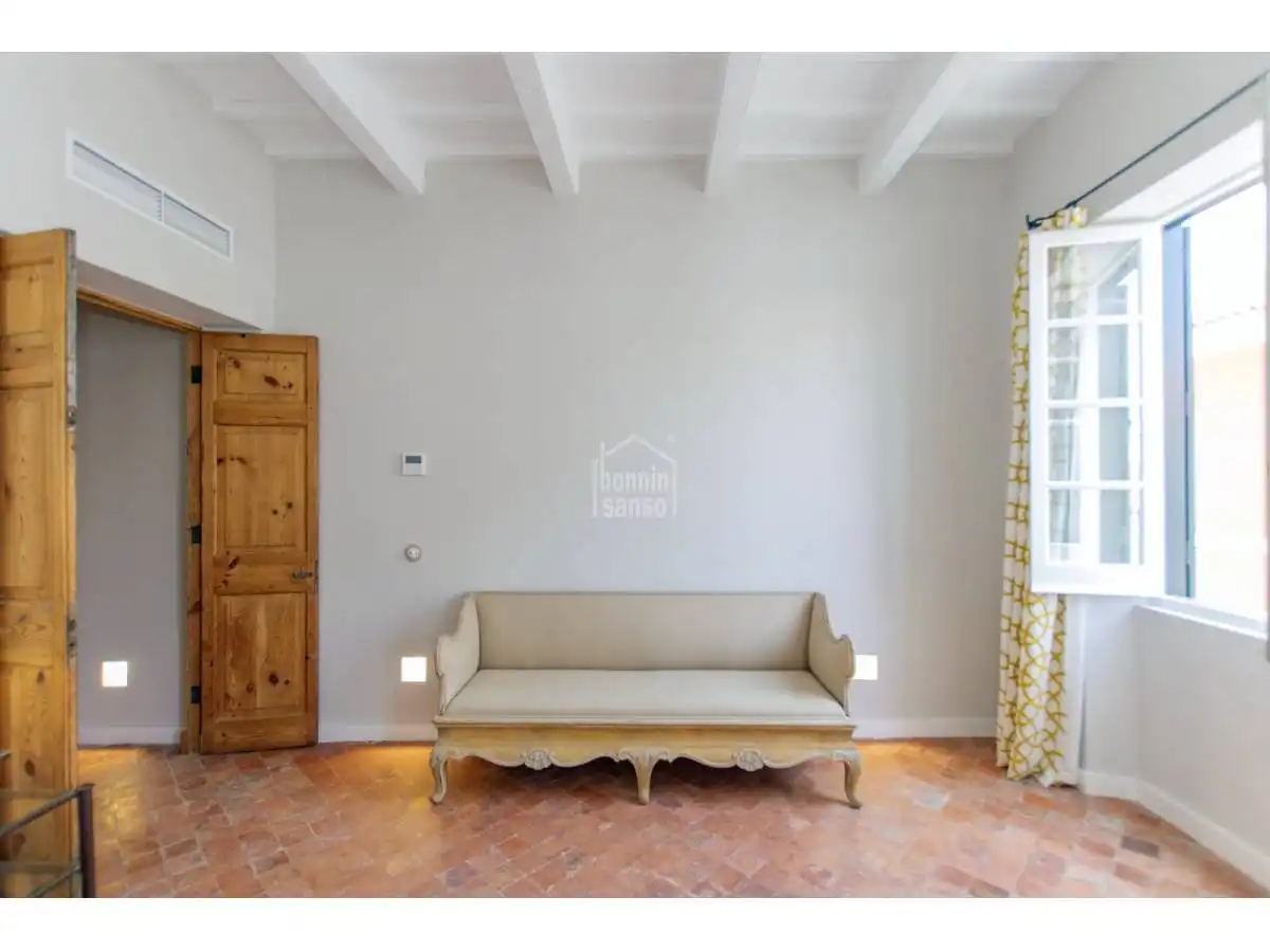 Sala d'estar de Casa o xalet en venda en Maó - Mahón amb Calefacció, Terrassa i Moblat