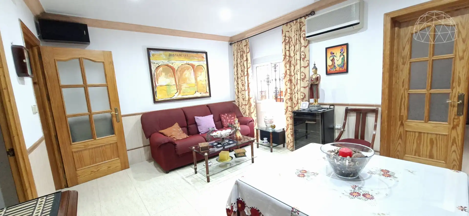 Wohnzimmer von Haus oder Chalet zum Verkauf in Sevilla mit Klimaanlage, Terrasse und Möbliert