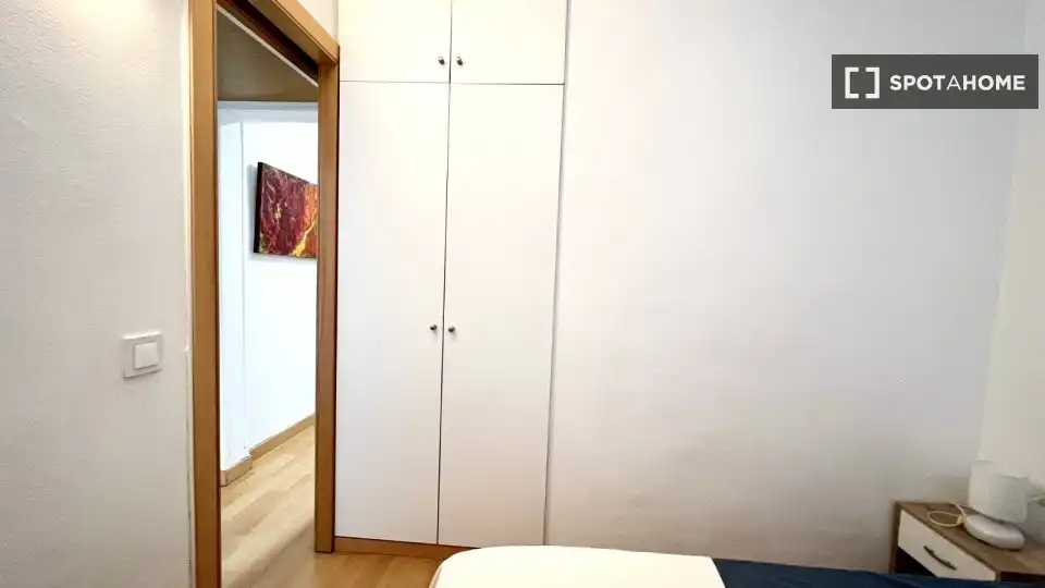 Habitación de Piso de alquiler en Barcelona con Aire acondicionado, Calefacción y Amueblado