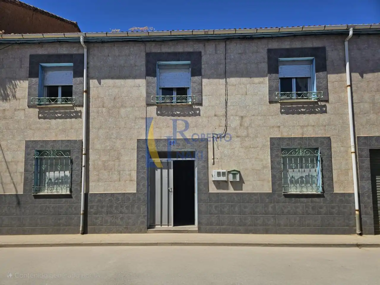Vista exterior de Casa o xalet en venda en Algadefe amb Calefacció i Jardí privat