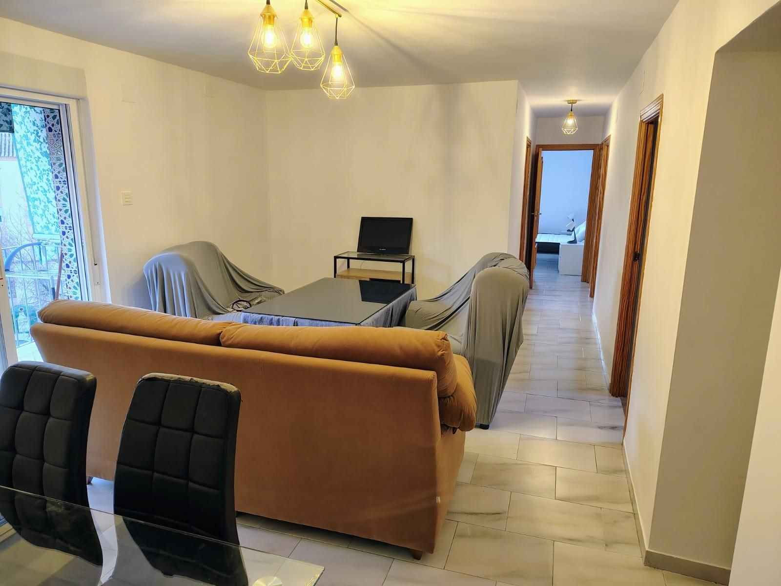 Sala d'estar de Pis de lloguer en  Granada Capital amb Aire condicionat, Calefacció i Balcó
