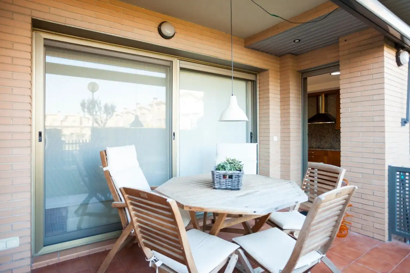 Terrace of Detached homes for sale in Zaragoza  with Air Conditioner, Heating and Private garden