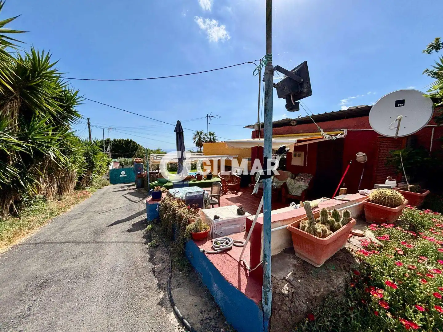 Vista exterior de Casa o chalet en venta en Guía de Isora con Jardín privado y Piscina