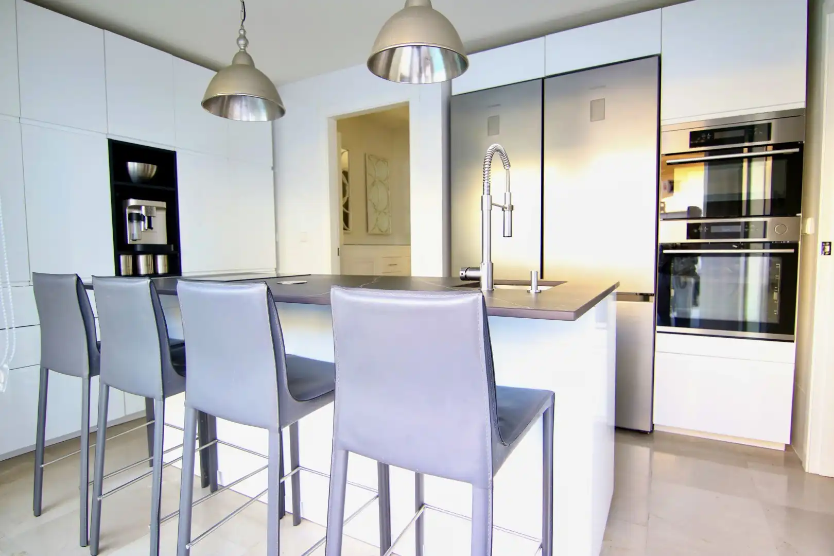 Kitchen of Detached homes for sale in Mairena del Aljarafe  with Air Conditioner, Terrace and Storage room