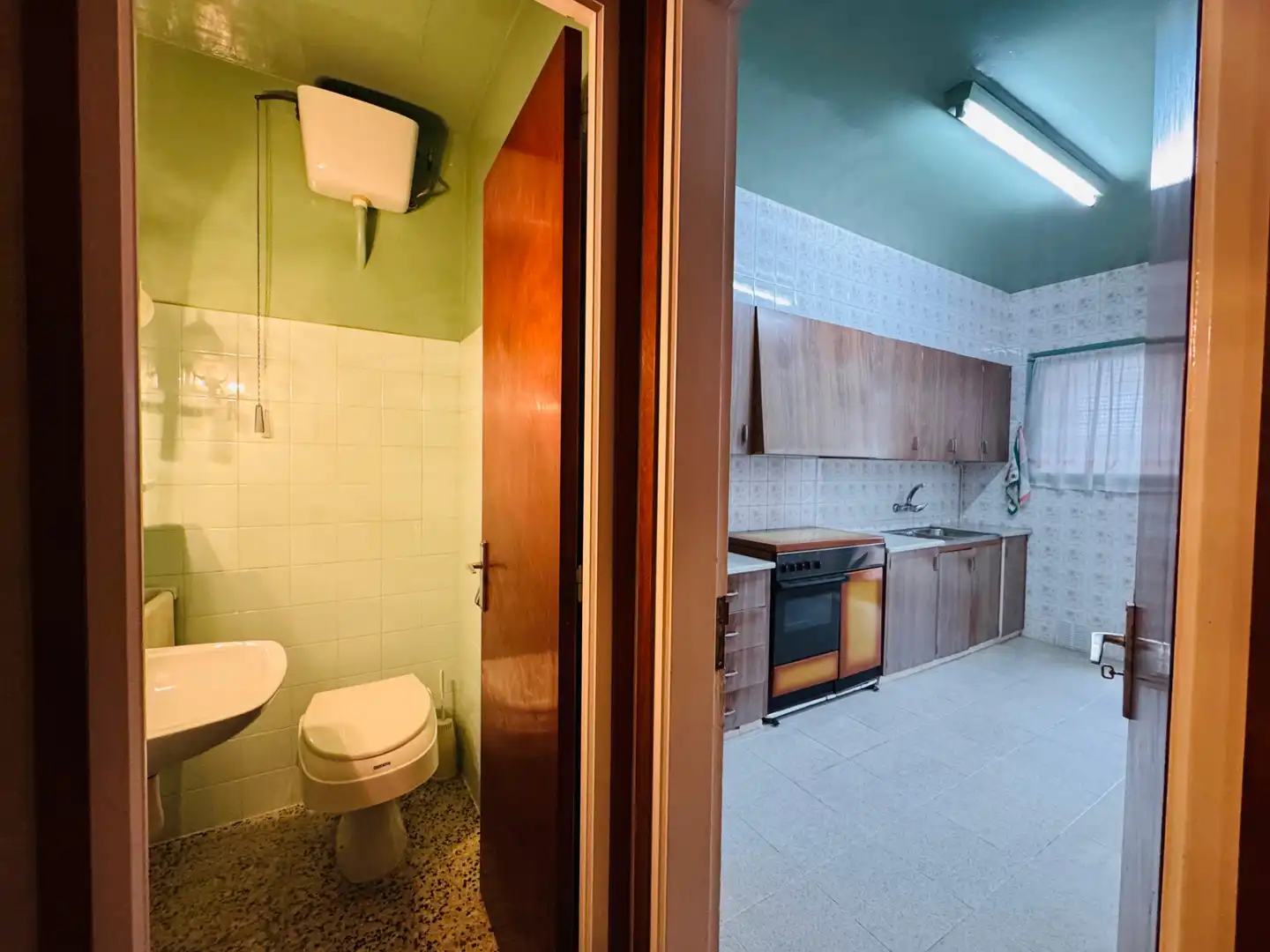 Cocina de Casa adosada en venta en Llagostera con Calefacción y Balcón