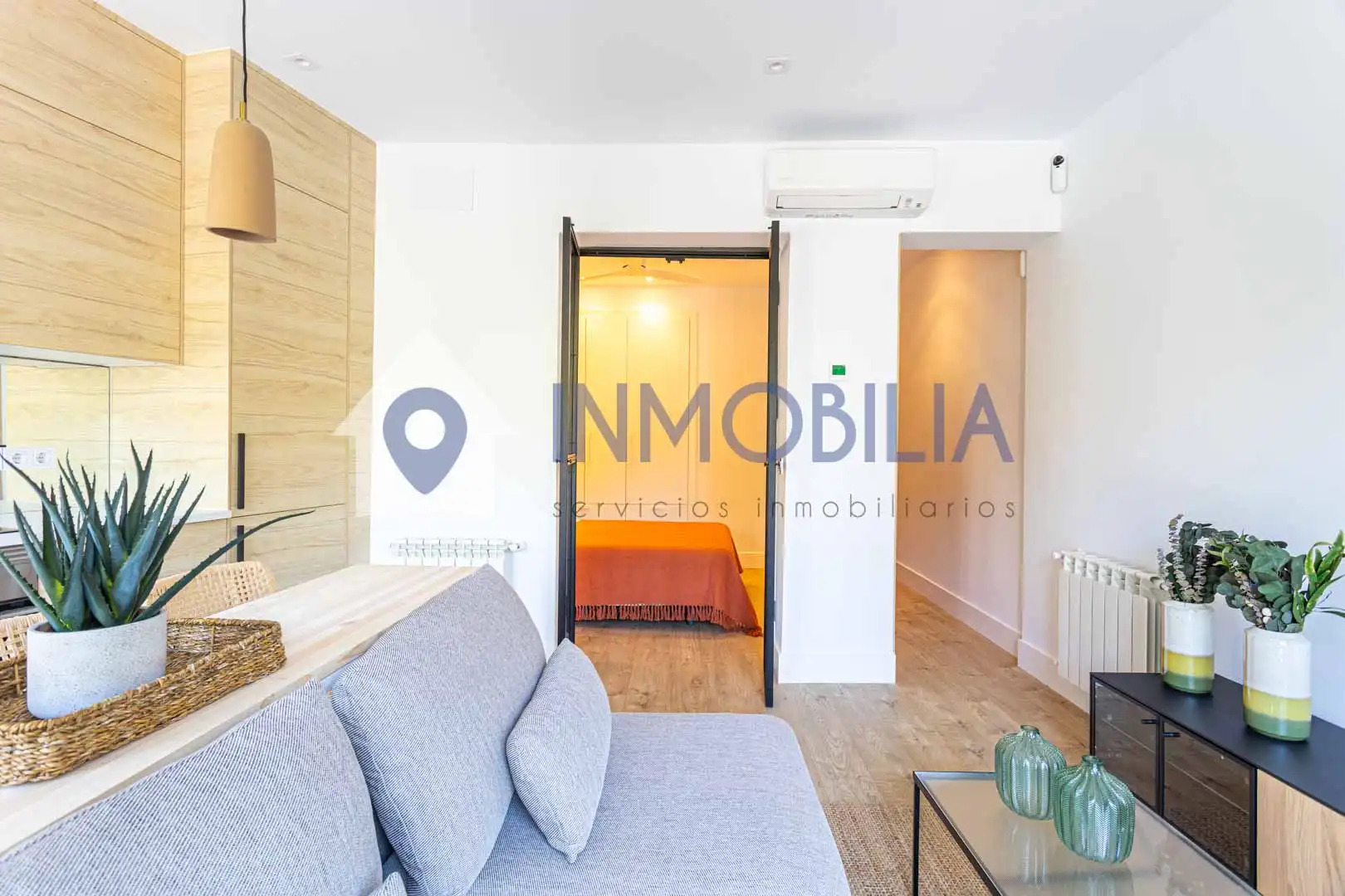 Schlafzimmer von Wohnung zum Verkauf in Madrid mit Klimaanlage und Heizung
