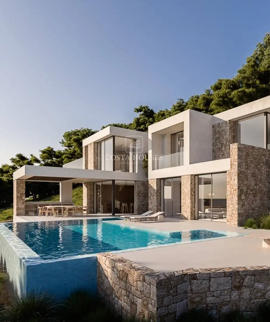 Exterior view of Houses for sale in Jávea / Xàbia  with Air Conditioner, Private garden and Terrace
