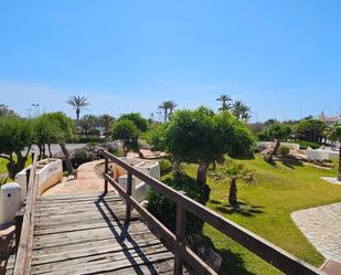 Jardí de Apartament de lloguer en El Ejido amb Calefacció, Terrassa i Piscina comunitària