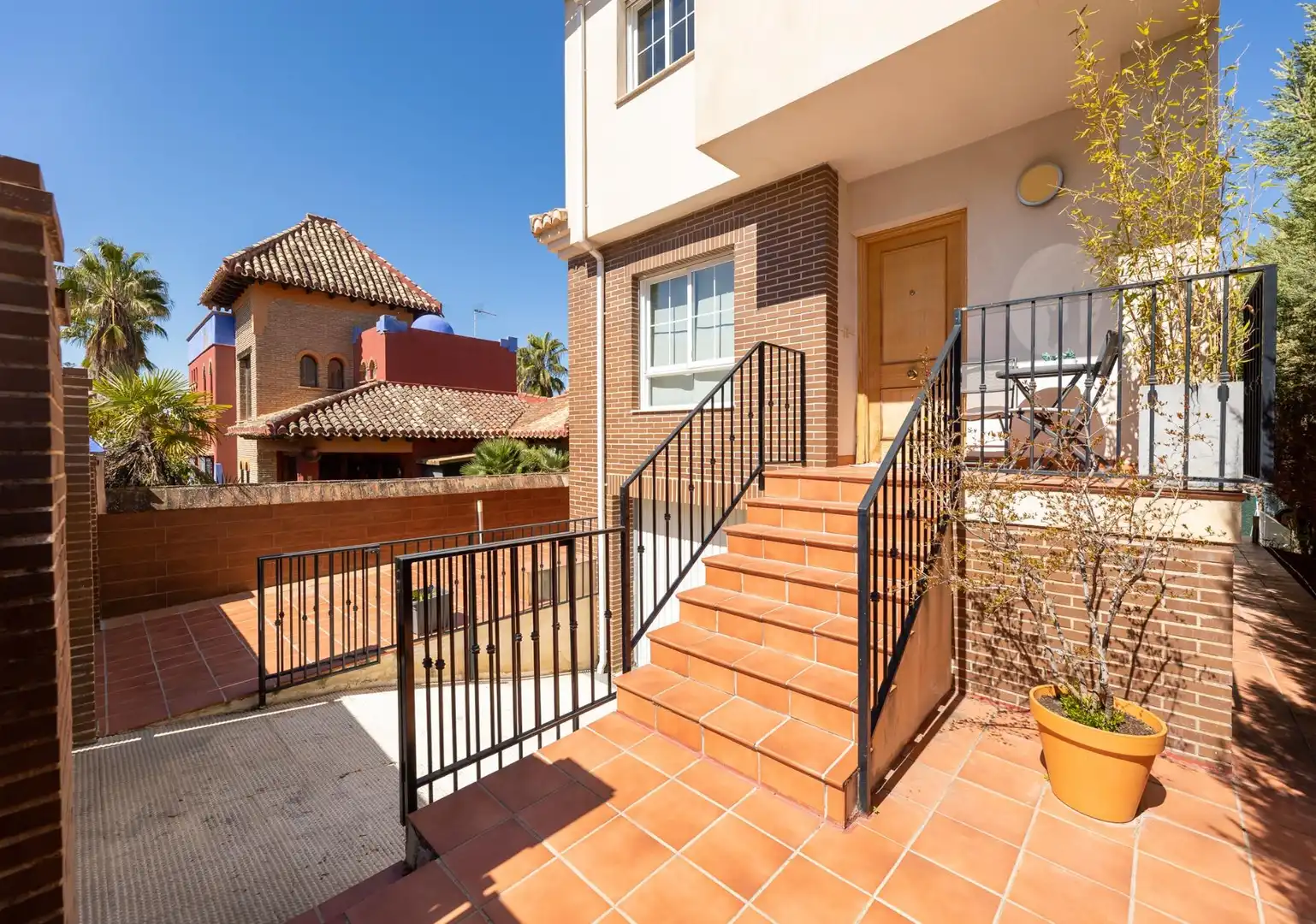 Vista exterior de Casa o xalet en venda en Monachil amb Calefacció, Jardí privat i Terrassa
