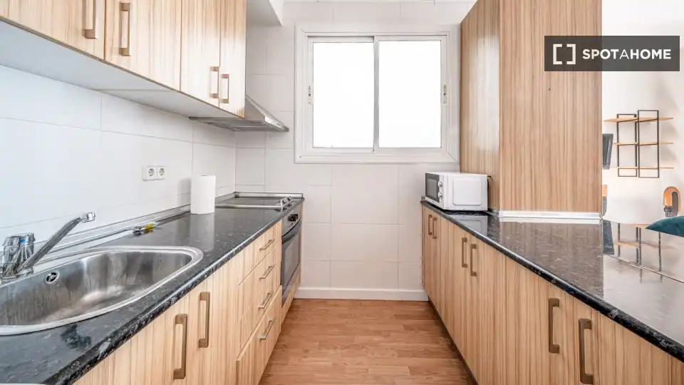 Kitchen of Flat for rent in Barcelona  with Air Conditioner, Heating and Furnished