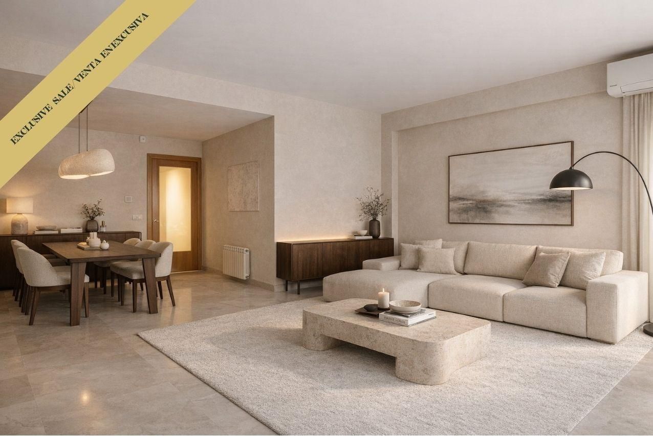 Living room of Houses for sale in Sant Cugat del Vallès  with Air Conditioner, Private garden and Terrace