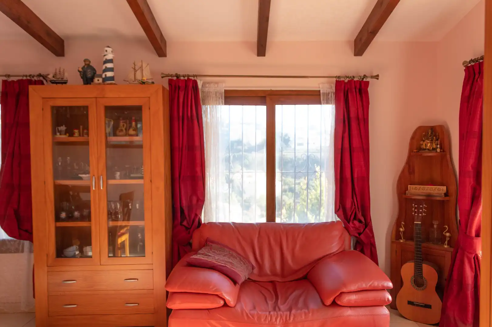 Living room of Houses for sale in Benitachell / El Poble Nou de Benitatxell  with Air Conditioner, Heating and Private garden