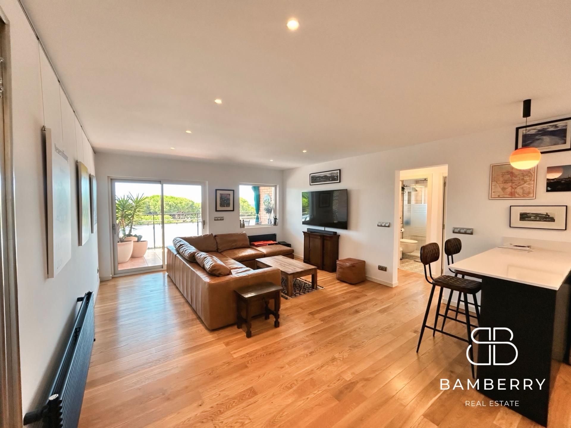 Sala de estar de Piso en venta en Castelldefels