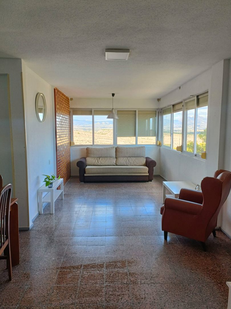 Sala de estar de Piso de alquiler en Alicante / Alacant con Amueblado y Se aceptan mascotas