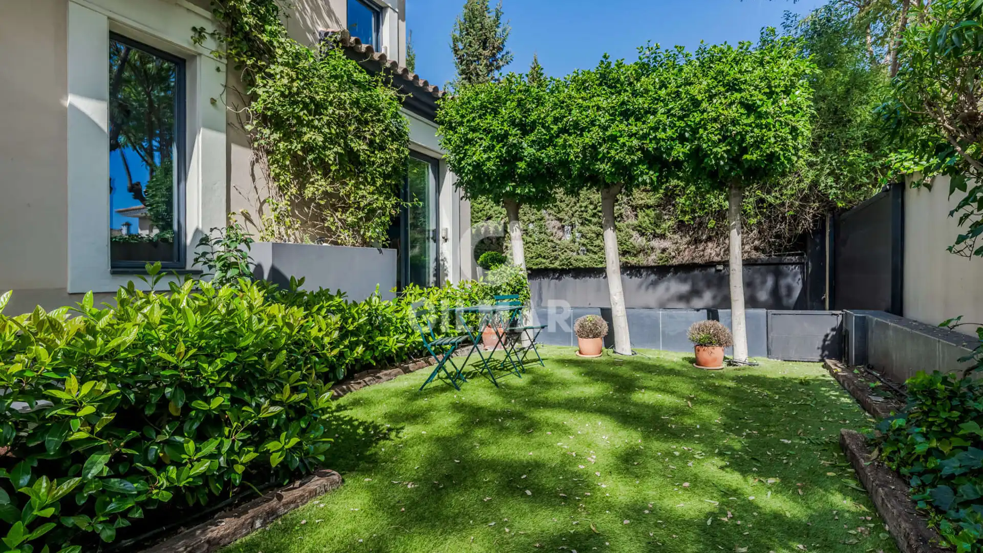 Jardín de Casa o chalet en venta en Bormujos con Calefacción, Jardín privado y Piscina