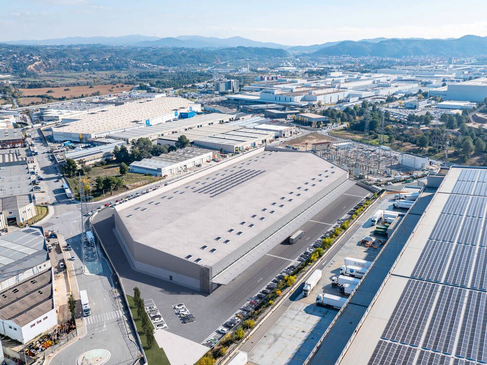 Vista exterior de Nau industrial de lloguer en Abrera