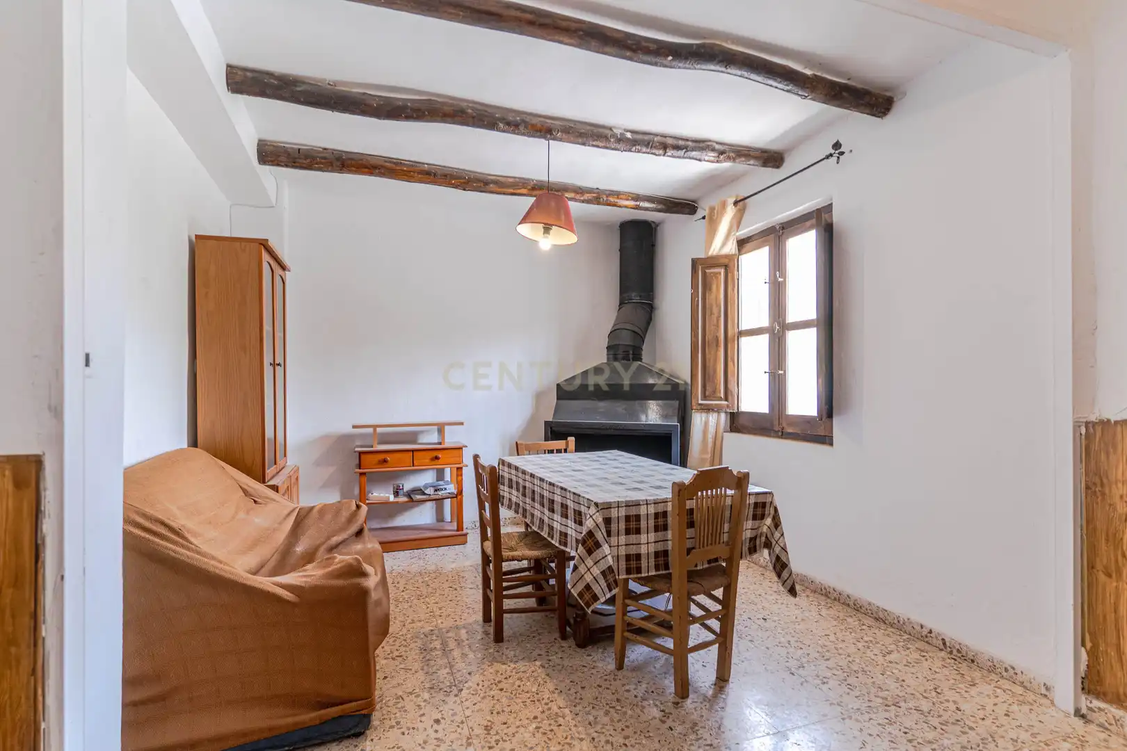Sala d'estar de Casa o xalet en venda en El Pinar amb Balcó