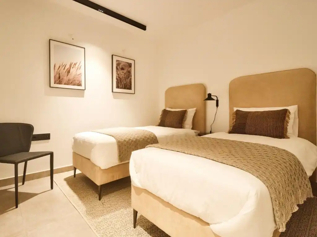 Schlafzimmer von Wohnung zum Verkauf in Fuengirola mit Klimaanlage, Terrasse und Ofen