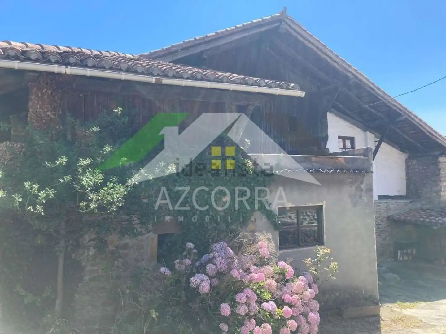 Vista exterior de Finca rústica en venda en Amoroto amb Jardí privat, Moblat i Balcó