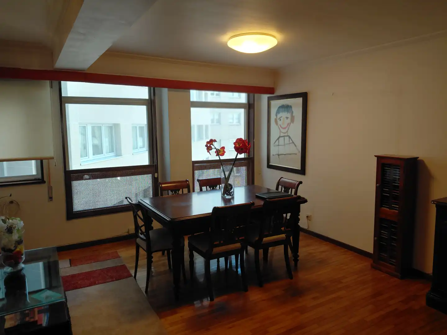 Comedor de Dúplex de alquiler en A Coruña Capital  con Jardín privado, Parquet y Amueblado