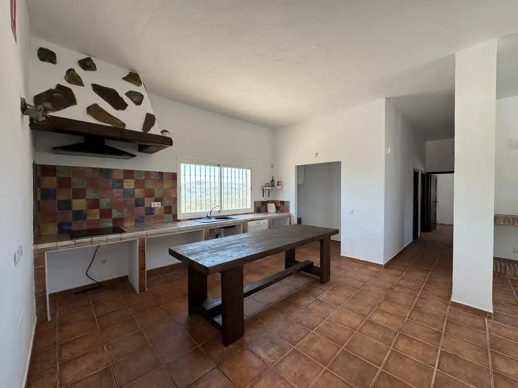 Kitchen of Country homes for sale in Cútar  with Terrace and Swimming Pool