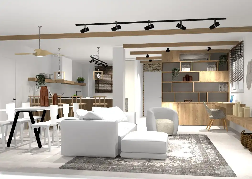 Sala de estar de Casa o chalet en venta en Sant Cebrià de Vallalta con Aire acondicionado, Calefacción y Jardín privado