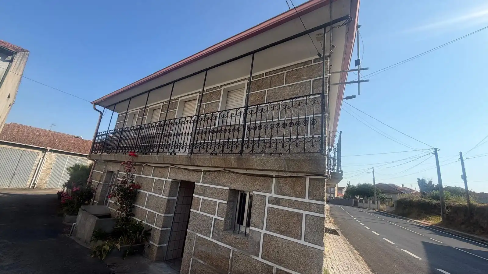 Vista exterior de Casa o xalet de lloguer en Trasmiras amb Calefacció, Moblat i Balcó