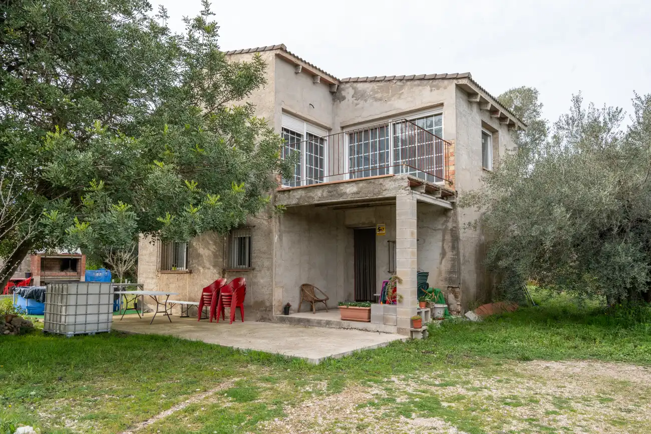 Vista exterior de Finca rústica en venda en Roquetes amb Jardí privat i Terrassa