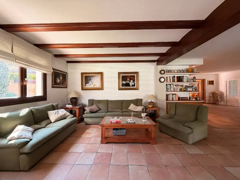 Sala de estar de Casa o chalet en venta en Palafrugell con Aire acondicionado, Calefacción y Jardín privado