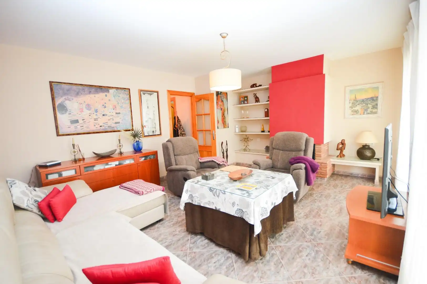 Sala de estar de Casa o chalet en venta en Gádor con Aire acondicionado, Terraza y Balcón