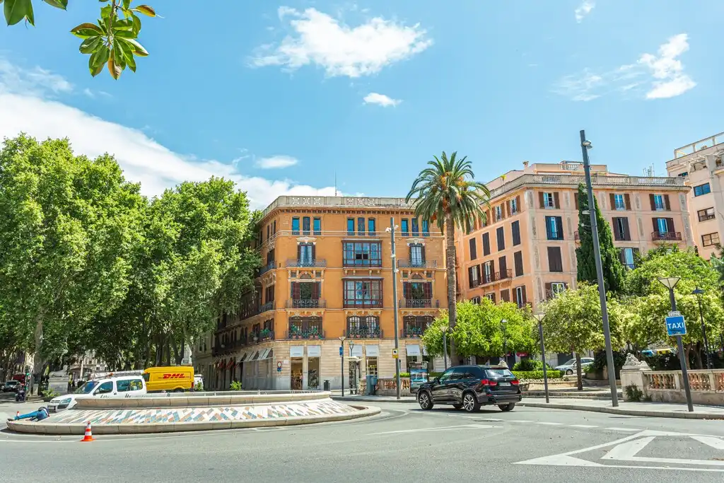 Vista exterior de Piso en venta en  Palma de Mallorca con Aire acondicionado, Parquet y Amueblado