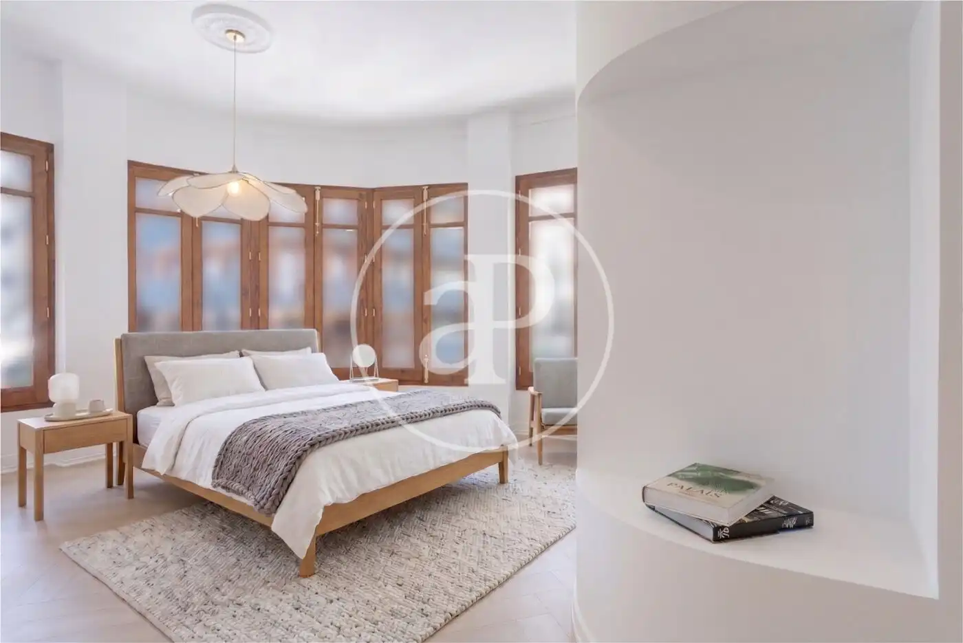 Bedroom of Flat for sale in Valencia  with Air Conditioner and Heating
