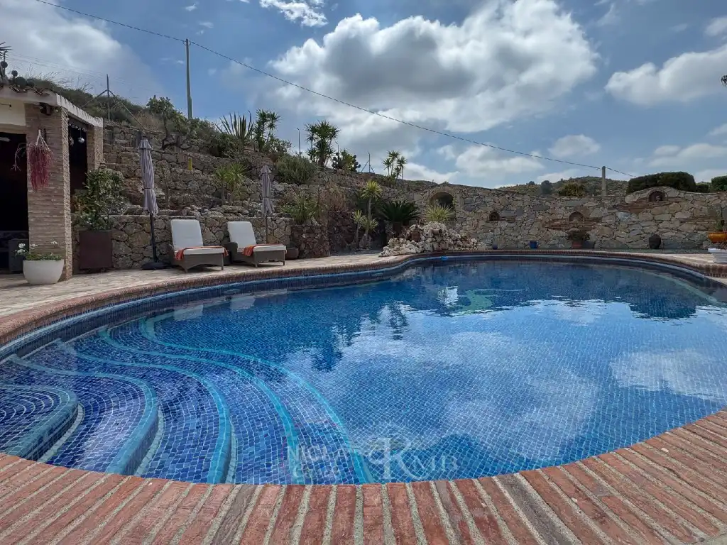Piscina de Casa o xalet en venda en Bédar amb Aire condicionat, Jardí privat i Terrassa