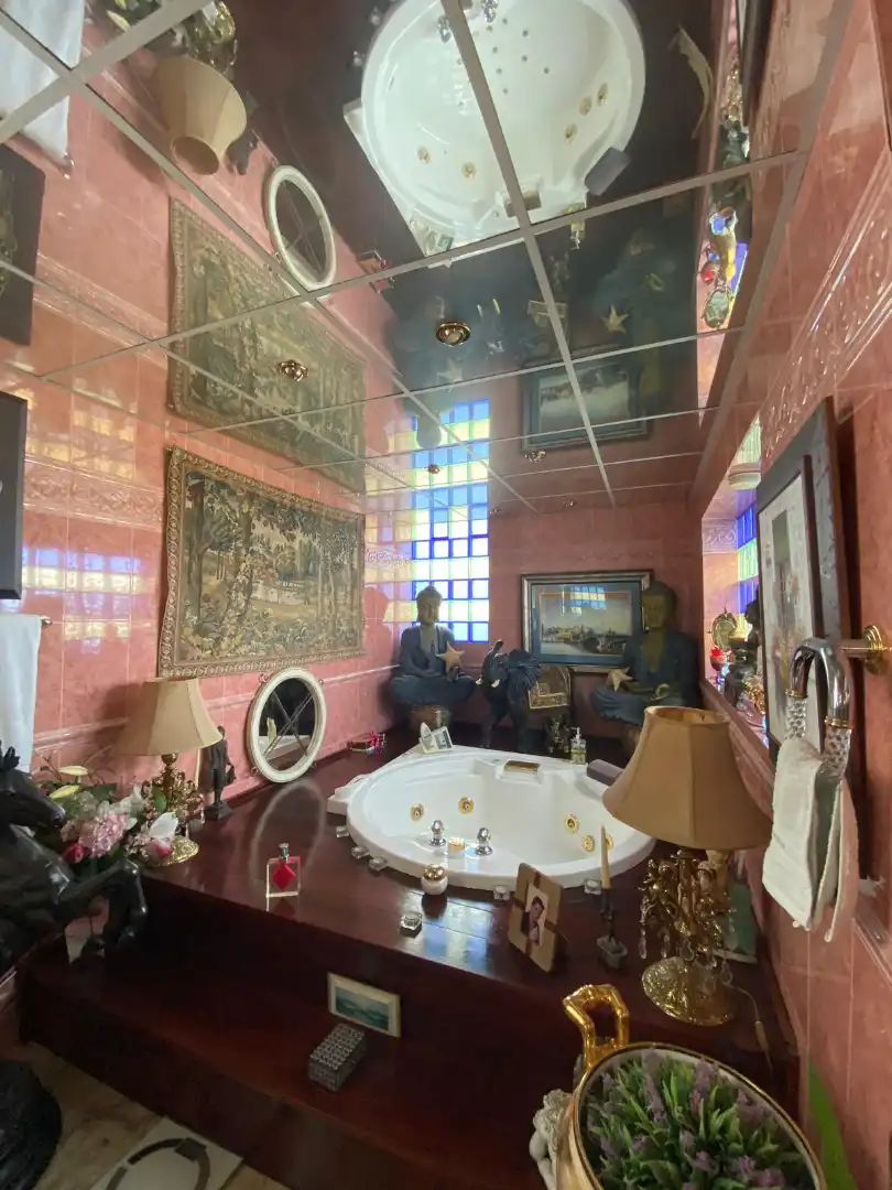 Sala d'estar de Casa o xalet en venda en Dos Hermanas amb Aire condicionat, Jardí privat i Terrassa
